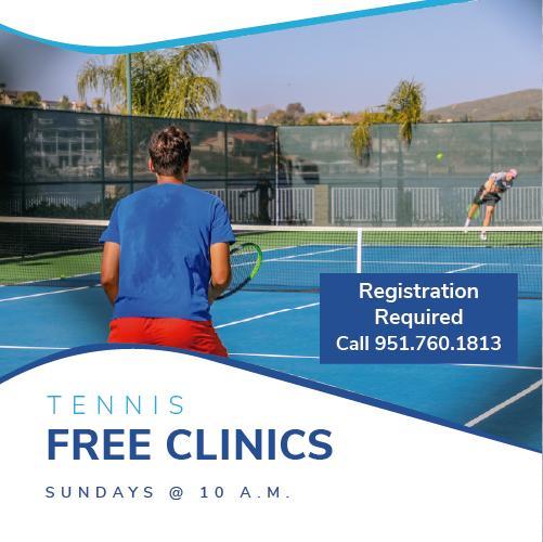 Free Tennis Clinics