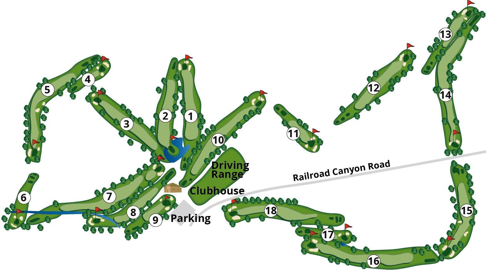 Golf Course Map